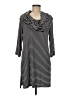 Yala Stripes Gray Casual Dress Size M - photo 1