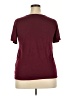Joe Fresh Burgundy Short Sleeve Top Size 1X - photo 2