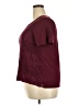 Joe Fresh Burgundy Short Sleeve Top Size 1X - photo 5