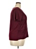 Joe Fresh Burgundy Short Sleeve Top Size 1X - photo 4