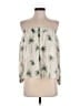 Milly 100% Silk Ivory Blouse Size M - photo 1