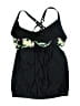 Unbranded Floral Black Swimsuit Top Size L (estimated) - photo 2