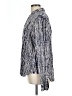 Holding Horses 100% Rayon Print Blue Long Sleeve Blouse Size 12 - photo 5