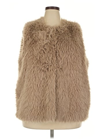 Simply Vera Vera Wang Faux Fur Vest (view 1)