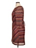 Studio One Chevron-herringbone Burgundy Cocktail Dress Size 14 - photo 5