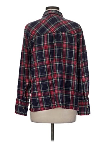 Topshop Long Sleeve Button-Down Shirt (view 2)