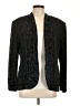 Della Roufogali 100% Silk Black Silk Blazer Size L - photo 1
