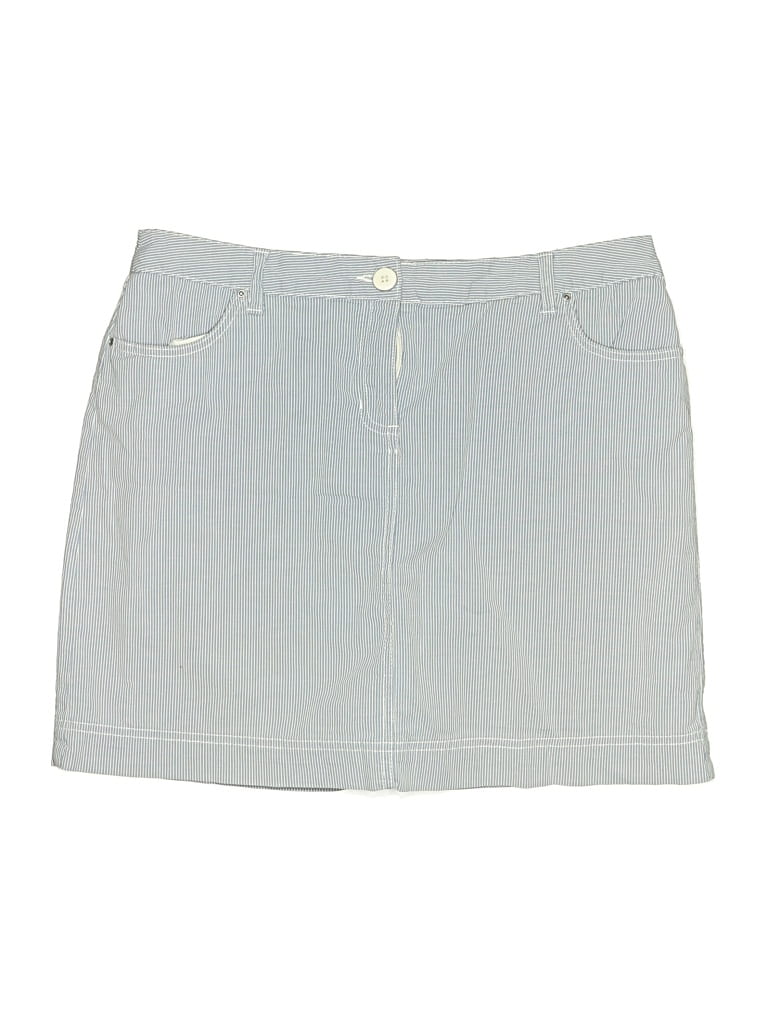 Pre-owned Karen Scott Skort In Blue