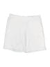 Emily B 100% Polyester Solid White Athletic Shorts Size L - photo 1