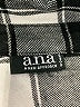a.n.a. A New Approach 100% Rayon Checkered-gingham Silver Long Sleeve Button-Down Shirt Size M - photo 7