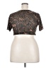 Yitty Brown Short Sleeve Top Size 4X - photo 2