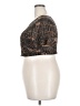 Yitty Brown Short Sleeve Top Size 4X - photo 5