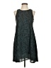 Aqua 100% Polyester Paisley Snake Print Teal Casual Dress Size S - photo 1