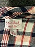 Isabel Maternity 100% Rayon Plaid Pink Long Sleeve Button-Down Shirt Size S - photo 6