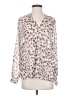 Bishop + Young Floral Ivory Long Sleeve Blouse Size S - photo 1