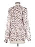 Bishop + Young Floral Ivory Long Sleeve Blouse Size S - photo 2