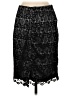 Ann Taylor 100% Polyester Black Formal Skirt Size 2 - photo 2