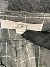 Ann Taylor LOFT Plaid Gray Dress Pants Size 14 (petite) - photo 7
