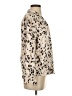 Rails 100% Silk Animal Print Ivory Long Sleeve Silk Top Size XS - photo 4