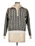 Assorted Brands Houndstooth Silver Pullover Sweater Size L (estimated) - photo 1