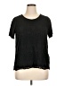 Joe Fresh Black Short Sleeve Top Size 1X - photo 1