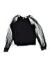 Zara Black Long Sleeve Blouse Size 7 - photo 1