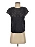Diane von Furstenberg Black Short Sleeve Top Size P (petite) - photo 1
