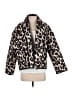 Unbranded 100% Polyester Animal Print Ivory Faux Fur Jacket Size S - photo 1