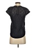 Diane von Furstenberg Black Short Sleeve Top Size P (petite) - photo 2