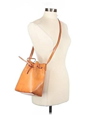 Mansur Gavriel Leather Bucket Bag (view 2)