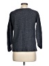Anne Klein 100% Cotton Gray Pullover Sweater Size L - photo 2