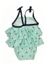 Cat & Jack Floral Green One Piece Swimsuit Size 3-6 mo - photo 2