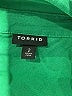 Torrid Solid Green 3/4 Sleeve Button-Down Shirt Size 2X Plus (2) - photo 7