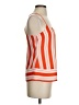 Banana Republic 100% Polyester Orange Sleeveless Blouse Size 0 - photo 4