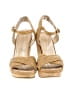 Stuart Weitzman Gold Tan Wedges Size 9 - photo 2