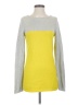 Banana Republic Color Block Yellow Wool Pullover Sweater Size S - photo 1