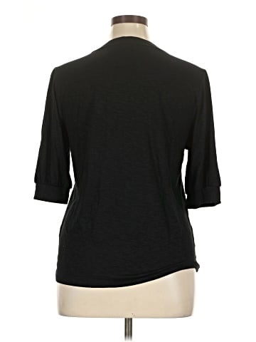 Olivia Grey 3/4 Sleeve Top (view 2)