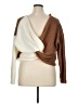 Hazel 100% Acrylic Color Block Brown Pullover Sweater Size XL - photo 2