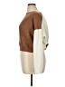 Hazel 100% Acrylic Color Block Brown Pullover Sweater Size XL - photo 5