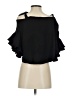 Gianni Bini 100% Polyester Black 3/4 Sleeve Blouse Size XS - photo 2