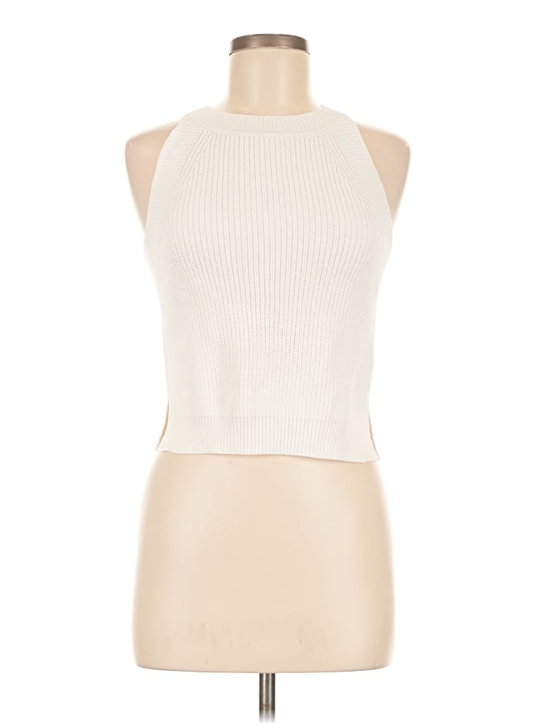 Pre-owned Alya Sweater Vest In White