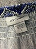 Avenue Chevron-herringbone Blue Sleeveless Blouse Size 18 - photo 7
