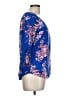 St. John's Bay 100% Rayon Blue 3/4 Sleeve Blouse Size L - photo 4