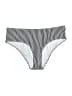 Aqua Graphic White Swimsuit Bottoms Size 14 - photo 1