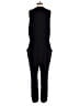 Gap Outlet 100% Polyester Solid Black Jumpsuit Size M - photo 2