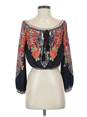 Flying Tomato 3/4 Sleeve Blouse (view 1)