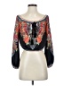 Flying Tomato Black 3/4 Sleeve Blouse Size S - photo 1