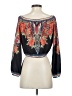 Flying Tomato Black 3/4 Sleeve Blouse Size S - photo 2