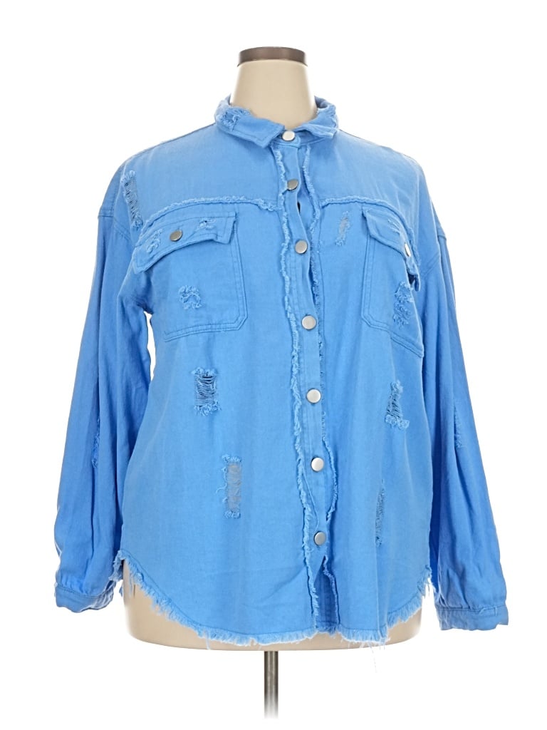 Pre-owned Unbranded Denim Jacket In Blue