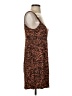 Old Navy Animal Print Brown Casual Dress Size S - photo 4